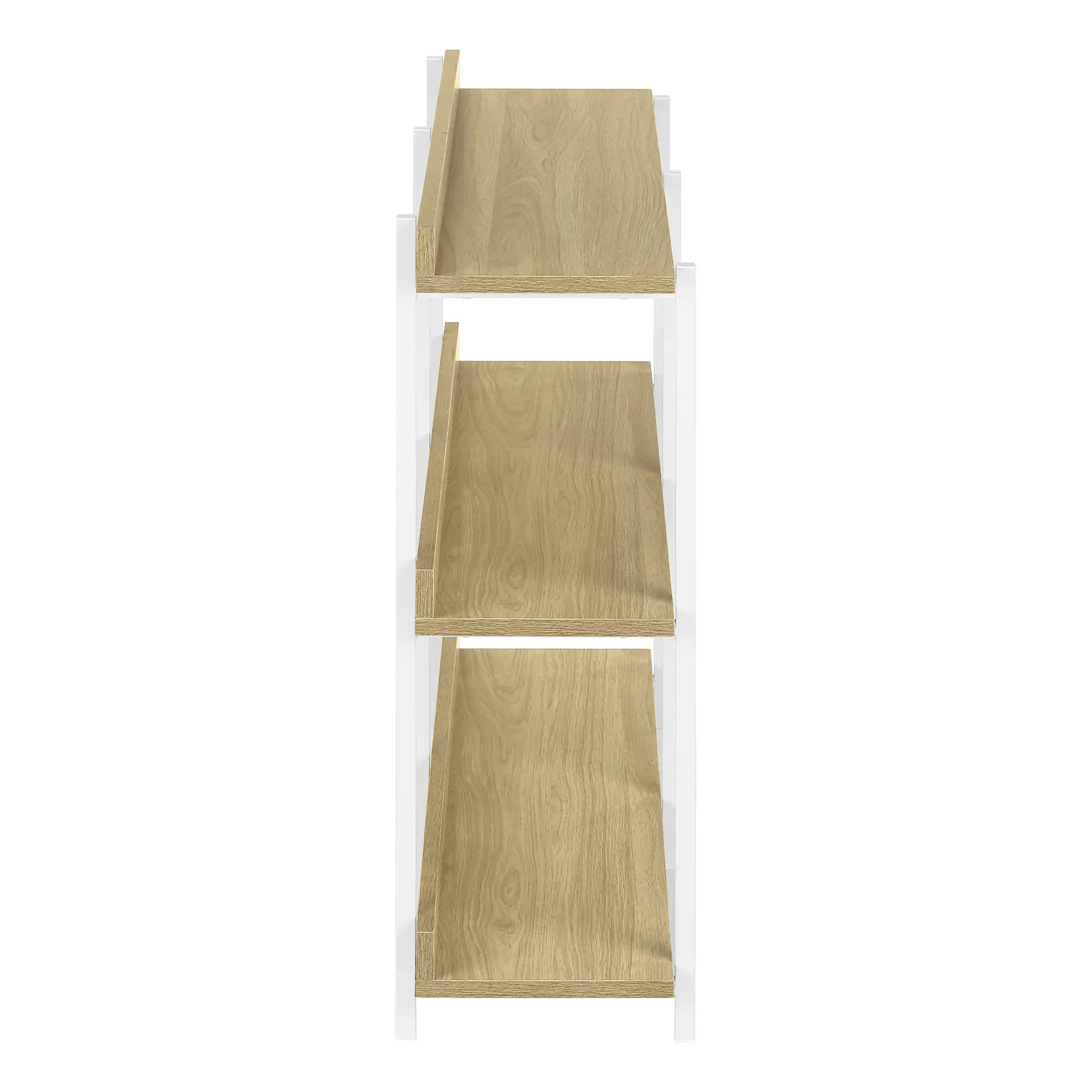 Console Table - 3 Tier / Shelves / Rectangular / Metal Legs - 48