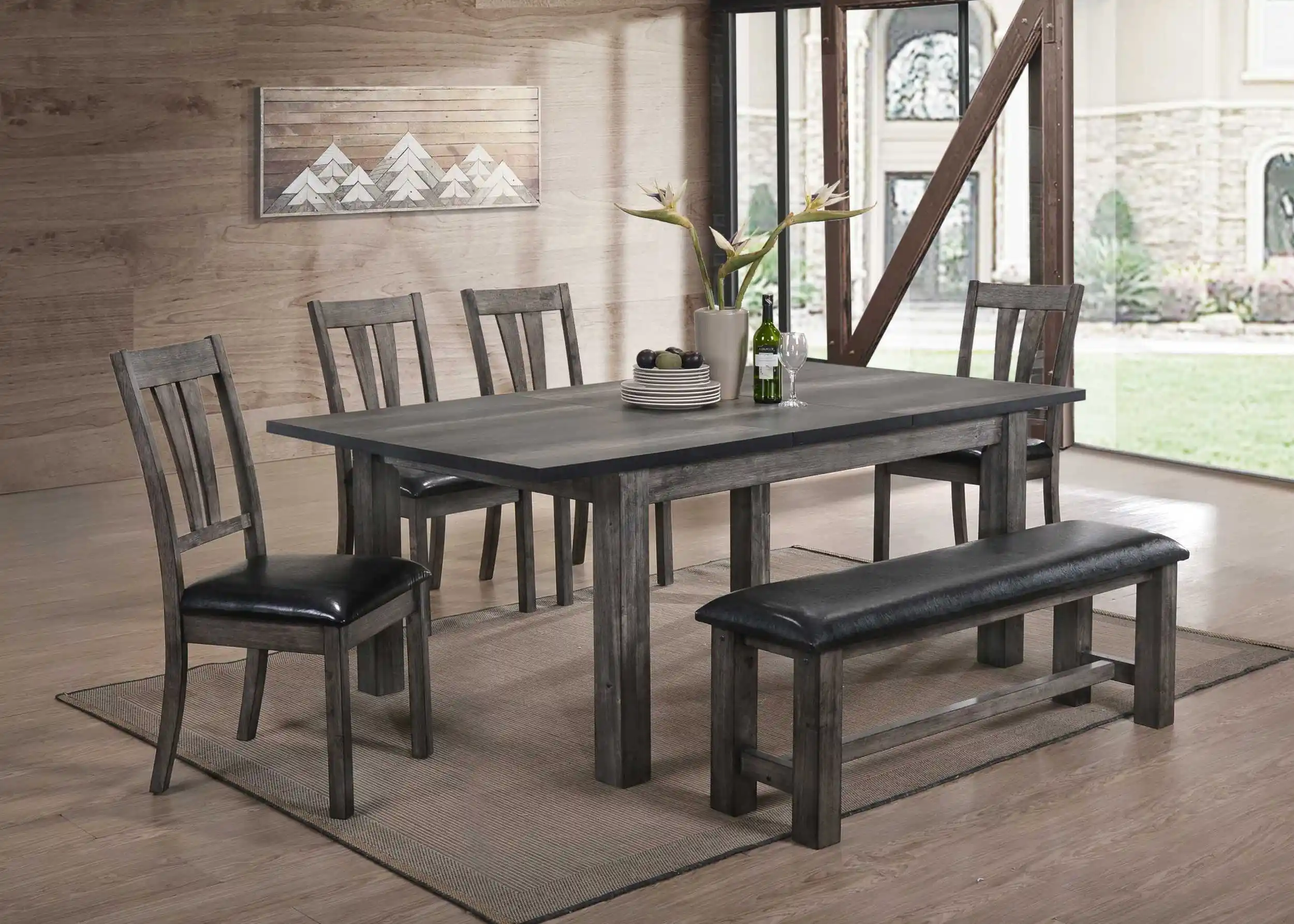Rectangular Extendable Dining Table - Meubles RD