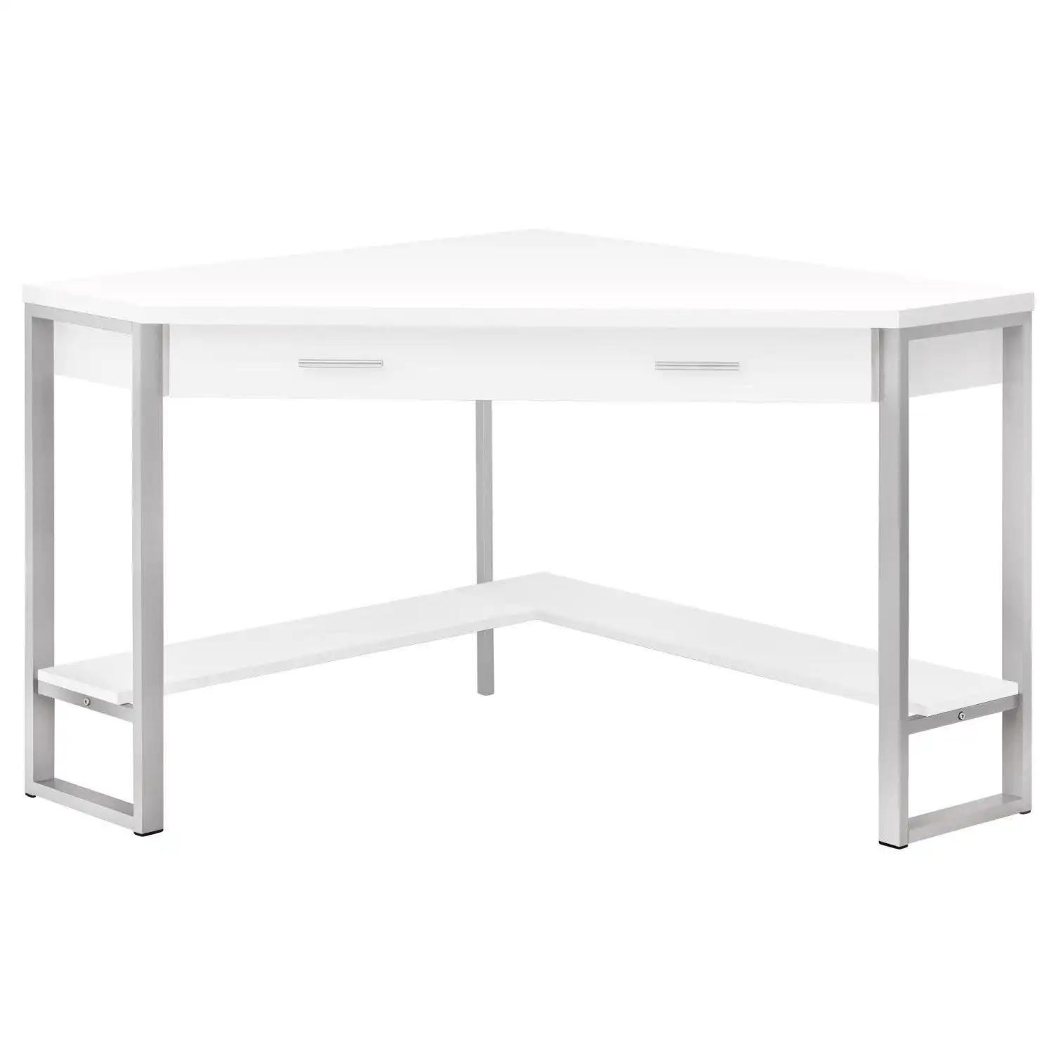 Silver Computer Doc Computer Desk - 42